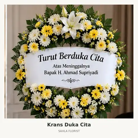 Krans Bunga Duka Pondok Indah